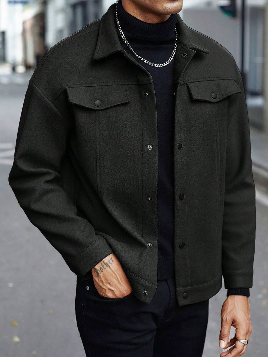 Street Fashion Men 2025 - 2025 Sonbahar/Kış Yeni Avrupa Erkek Ceketi