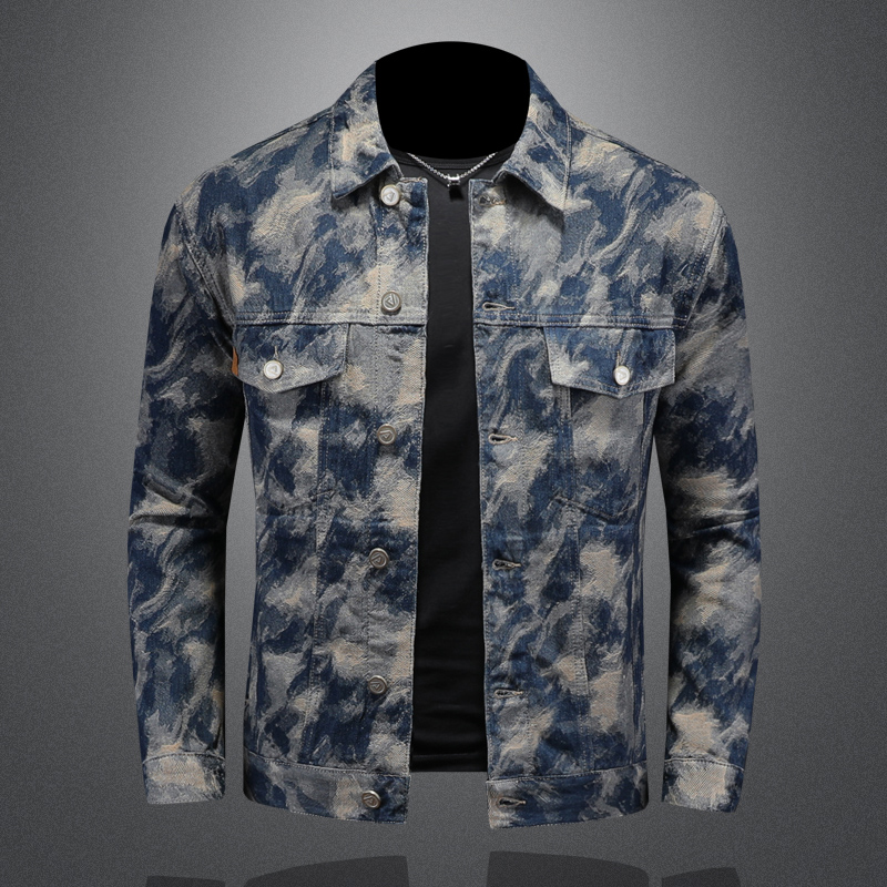 Street Fashion Men 2025 - 2023 Bahar Vintage Denim Ceket Erkekler