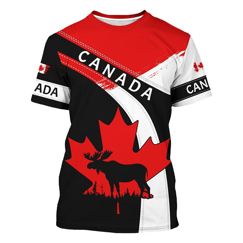 2025 Moda Yeni Kanada T-shirt  - Street Fashion Canada incelemesi ve fiyatı