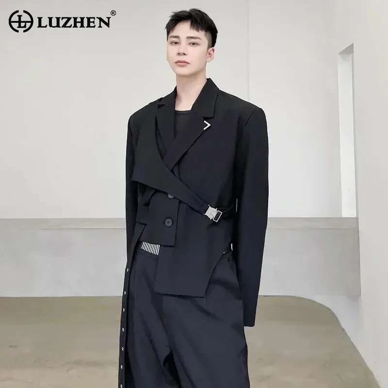 LUZHEN Orijinal Asimetrik Ekle - Street Fashion Men 2025 incelemesi ve fiyatı